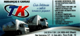 Logo TK Mudanças e Cargas