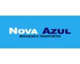 Logo Nova Azul Mudanças e Transportes