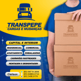Logo Transpepe Cargas e Mudanças