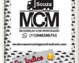 Logo MCM  Mudanças com Montagem