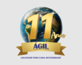 Logo Ágil Transportes e Logística